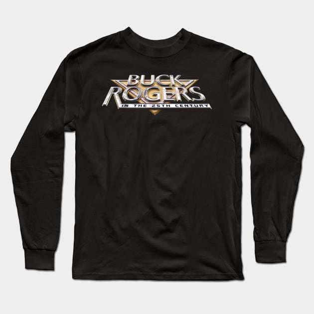 Buck Rogers Retro SciFi Long Sleeve T-Shirt by cezzaneartist